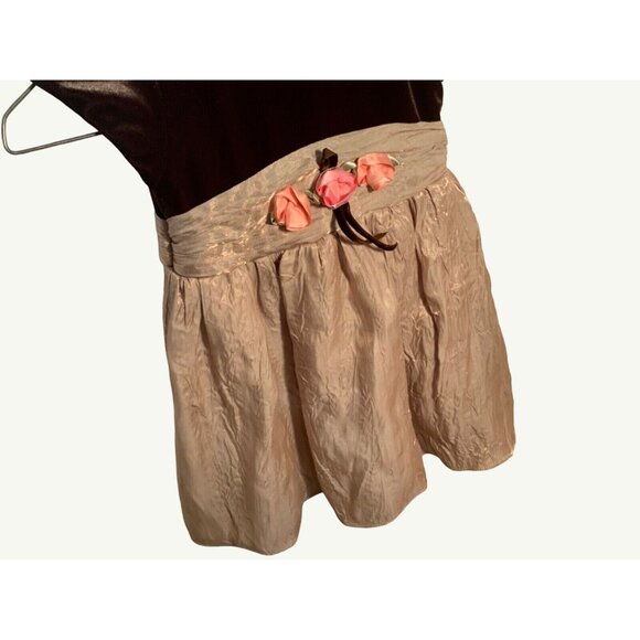 Girls Toddler 3T Dress by Youngland Brown Beige - Picture 3 of 5